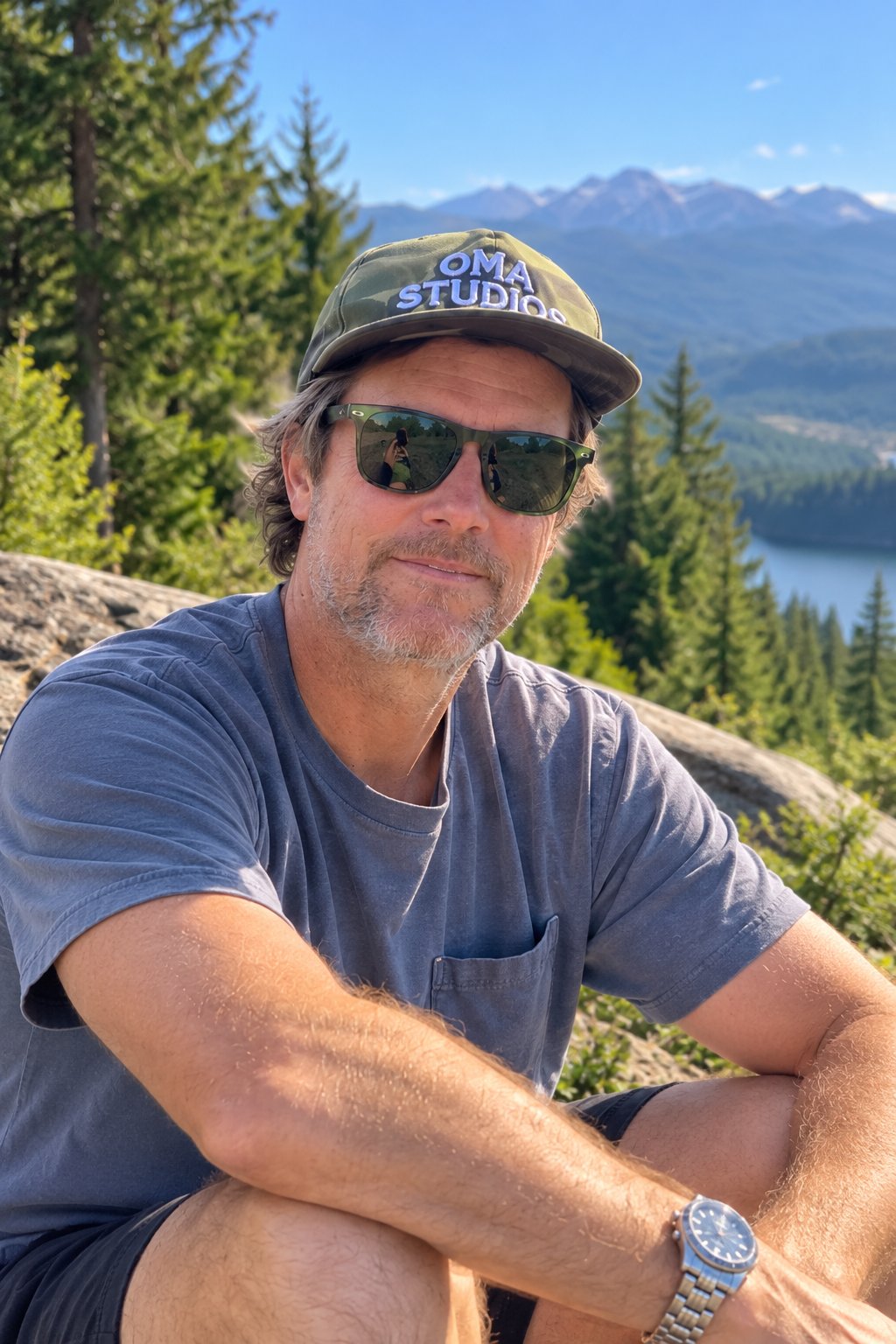 Greg in the Oregon mountains